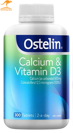 Ostelin Vitamin D và Calcium - Bổ xung vitamin D và Canxi cho phụ nữ có thai và cho con bú 300 viên