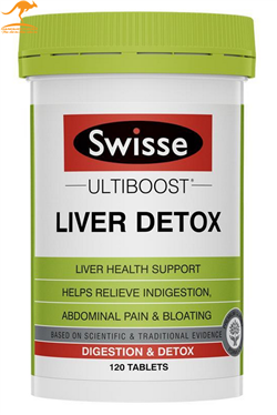 Thực Phẩm Chức Năng Viên Uống Bổ Gan, Thải Độc Gan Swisse Liver Detox Úc (120 Viên)