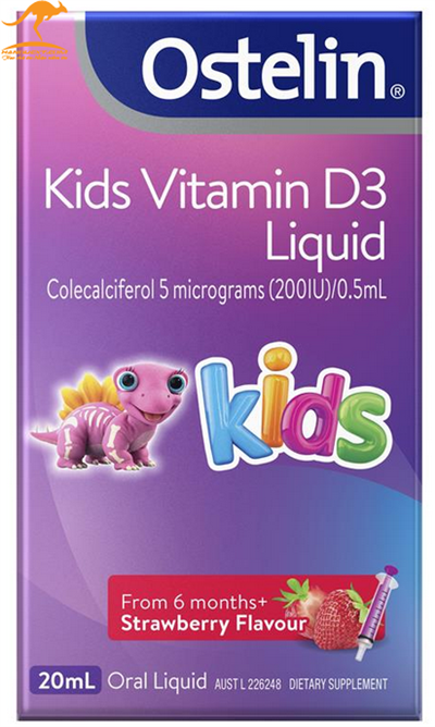 Bổ sung Vitamin D3 Liquid dùng cho bé từ 6 tháng tuổi cho trẻ