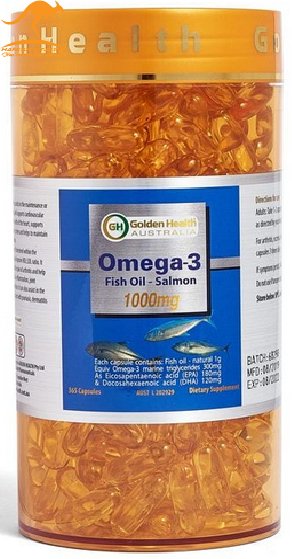Viên uống dầu cá hồi Golden Health Fish Oil Omega3 Hộp 365 viên